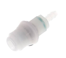 PVDF DN 5 Koppeling Snelkoppeling 6 mm Slangpilaar
