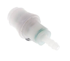 PVDF DN 5 Koppeling Snelkoppeling 6 mm Slangpilaar