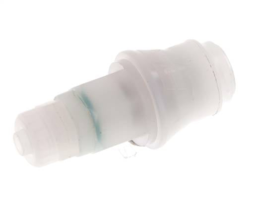 PVDF DN 5 Koppeling Snelkoppeling 6x8 mm opsteekfitting