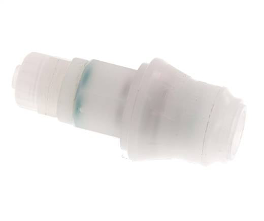 PVDF DN 5 Koppeling Snelkoppeling 6x8 mm opsteekfitting