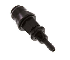 POM DN 5 Koppeling Snelkoppeling 6 mm Slangpilaar Schotkoppeling