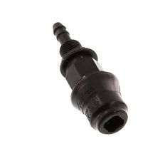 POM DN 5 Koppeling Snelkoppeling 6 mm Slangpilaar Schotkoppeling