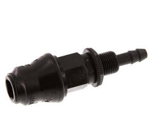 POM DN 5 Koppeling Snelkoppeling 6 mm Slangpilaar Schotkoppeling