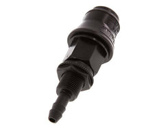 POM DN 5 Koppeling Snelkoppeling 6 mm Slangpilaar Schotkoppeling