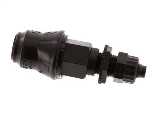 POM DN 5 Koppeling Snelkoppeling 6x8 mm opsteekfitting Schotkoppeling