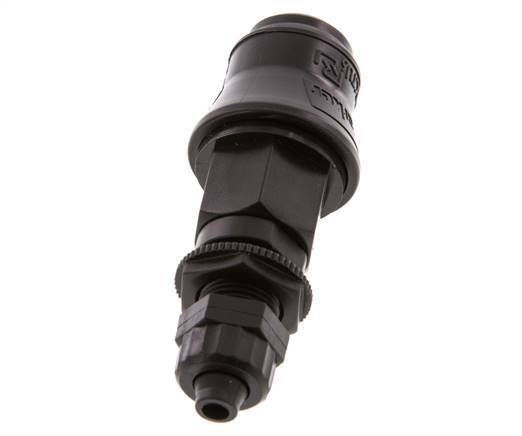 POM DN 5 Koppeling Snelkoppeling 6x8 mm opsteekfitting Schotkoppeling