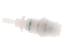 PVDF DN 5 Koppeling Snelkoppeling 6 mm Slangpilaar Schotkoppeling