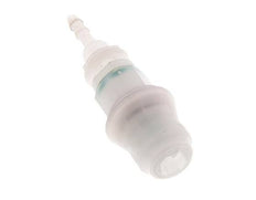 PVDF DN 5 Koppeling Snelkoppeling 6 mm Slangpilaar Schotkoppeling