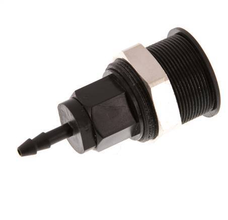 POM DN 5 Koppeling Snelkoppeling 4 mm Slangpilaar Pull-Off