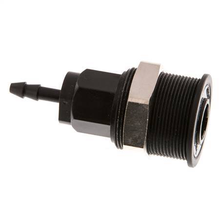 POM DN 5 Koppeling Snelkoppeling 4 mm Slangpilaar Pull-Off