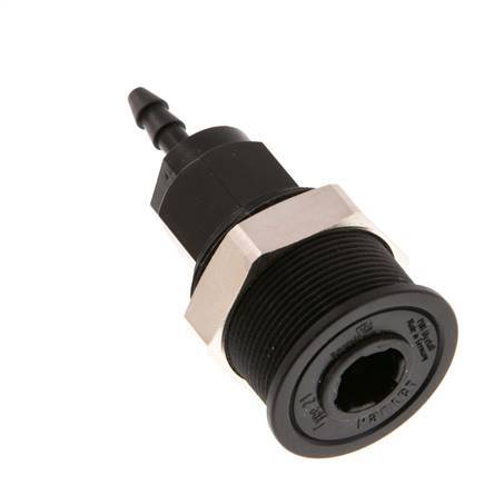 POM DN 5 Koppeling Snelkoppeling 4 mm Slangpilaar Pull-Off