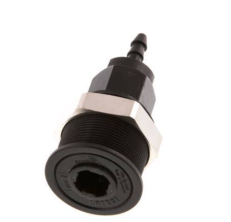 POM DN 5 Koppeling Snelkoppeling 4 mm Slangpilaar Pull-Off