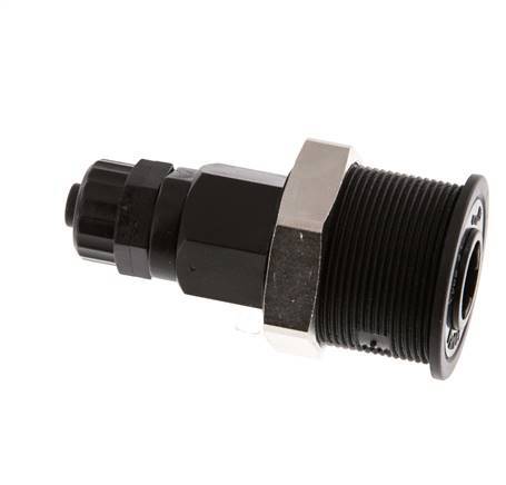 POM DN 5 Koppeling Snelkoppeling 6x8 mm opsteekfitting Pull-Off