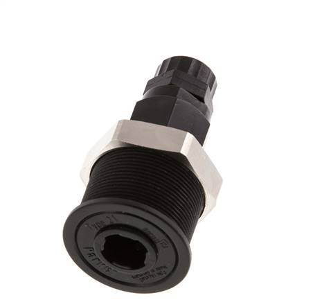 POM DN 5 Koppeling Snelkoppeling 6x8 mm opsteekfitting Pull-Off