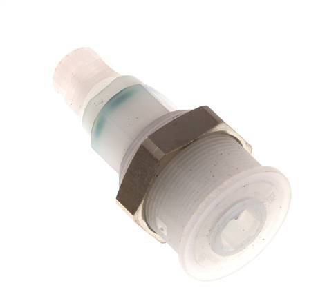 PVDF DN 5 Koppeling Snelkoppeling 4 mm Slangpilaar Pull-Off