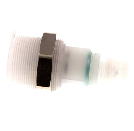 PVDF DN 5 Koppeling Snelkoppeling 4 mm Slangpilaar Pull-Off