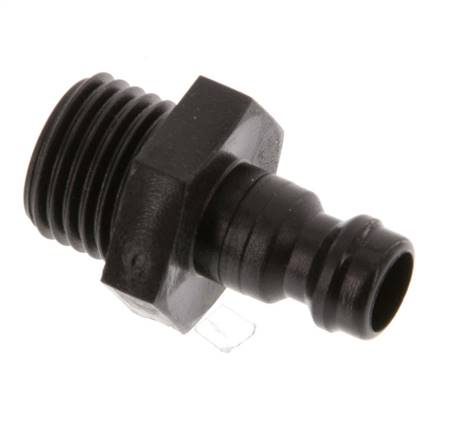 POM DN 5 Koppeling Insteeknippel G 1/4 inch Buitendraad
