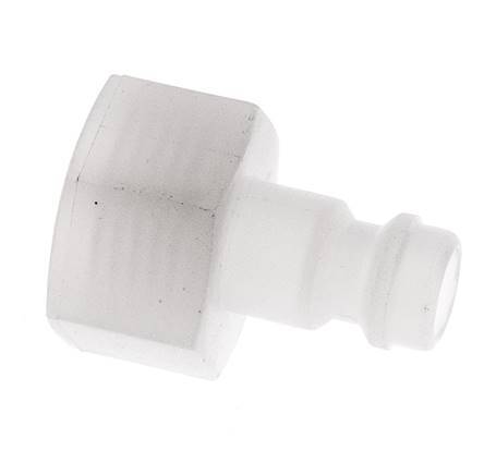 PVDF DN 5 Koppeling Insteeknippel G 1/4 inch Binnendraad