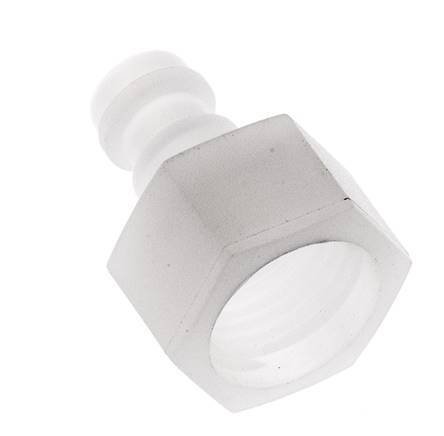 PVDF DN 5 Koppeling Insteeknippel G 1/4 inch Binnendraad