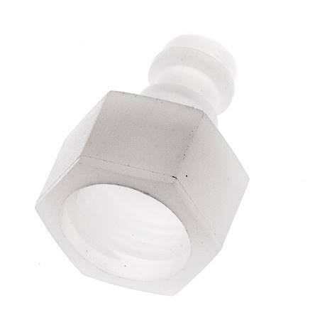 PVDF DN 5 Koppeling Insteeknippel G 1/4 inch Binnendraad