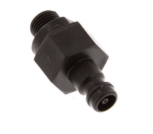 POM DN 5 Koppeling Insteeknippel G 1/8 inch Buitendraad Dubbele afsluiting