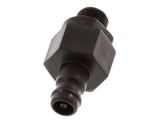 POM DN 5 Koppeling Insteeknippel G 1/8 inch Buitendraad Dubbele afsluiting