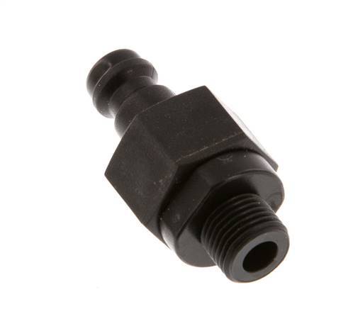POM DN 5 Koppeling Insteeknippel G 1/8 inch Buitendraad Dubbele afsluiting