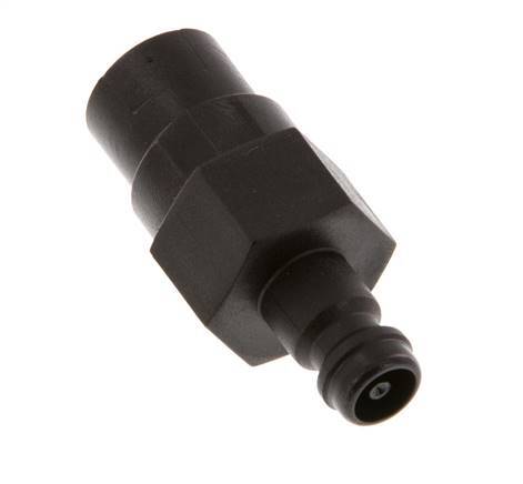 POM DN 5 Koppeling Insteeknippel G 1/8 inch Binnendraad Dubbele afsluiting