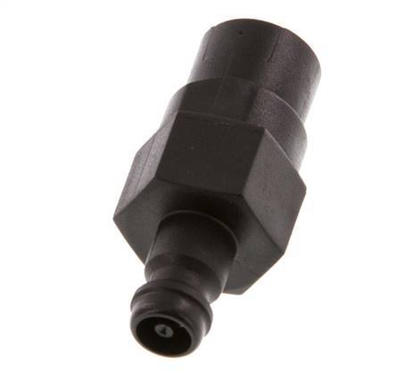 POM DN 5 Koppeling Insteeknippel G 1/8 inch Binnendraad Dubbele afsluiting