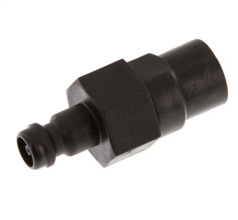 POM DN 5 Koppeling Insteeknippel G 1/8 inch Binnendraad Dubbele afsluiting