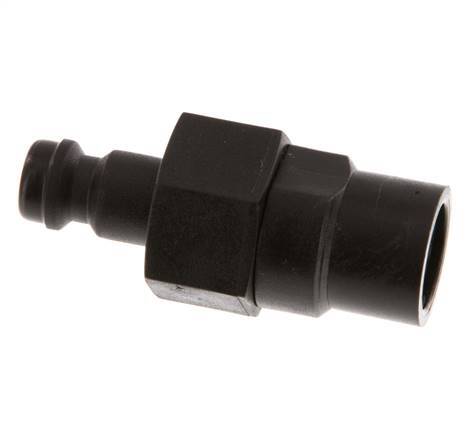 POM DN 5 Koppeling Insteeknippel G 1/8 inch Binnendraad Dubbele afsluiting