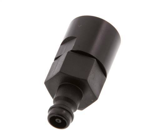 POM DN 5 Koppeling Insteeknippel G 1/4 inch Binnendraad Dubbele afsluiting
