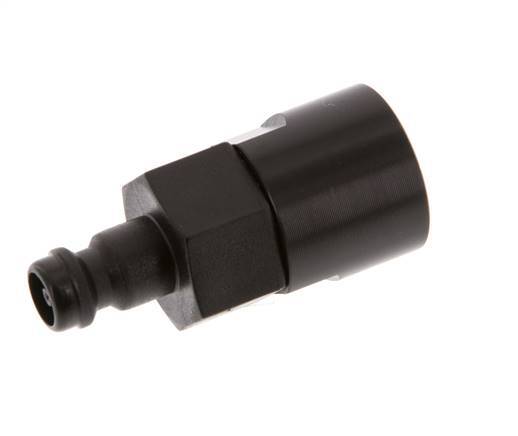 POM DN 5 Koppeling Insteeknippel G 1/4 inch Binnendraad Dubbele afsluiting