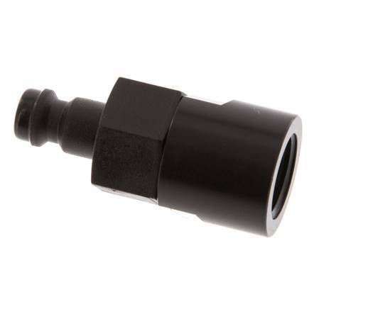 POM DN 5 Koppeling Insteeknippel G 1/4 inch Binnendraad Dubbele afsluiting