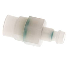 PVDF DN 5 Koppeling Insteeknippel G 1/8 inch Binnendraad Dubbele afsluiting