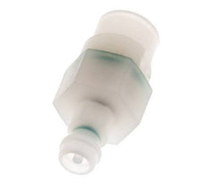 PVDF DN 5 Koppeling Insteeknippel G 1/8 inch Binnendraad Dubbele afsluiting