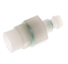 PVDF DN 5 Koppeling Insteeknippel G 1/8 inch Binnendraad Dubbele afsluiting