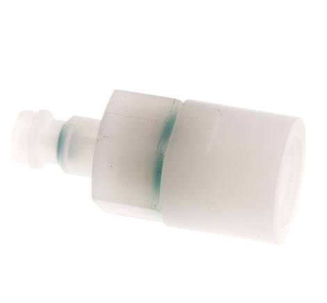 PVDF DN 5 Koppeling Insteeknippel G 1/4 inch Binnendraad Dubbele afsluiting