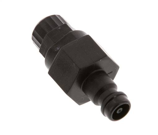 POM DN 5 Koppeling Insteeknippel 4x6 mm opsteekfitting Dubbele afsluiting