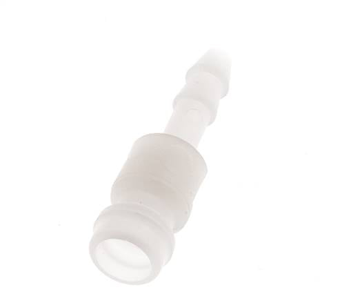 PVDF DN 5 Koppeling Insteeknippel 4 mm Slangpilaar