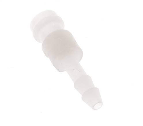 PVDF DN 5 Koppeling Insteeknippel 4 mm Slangpilaar