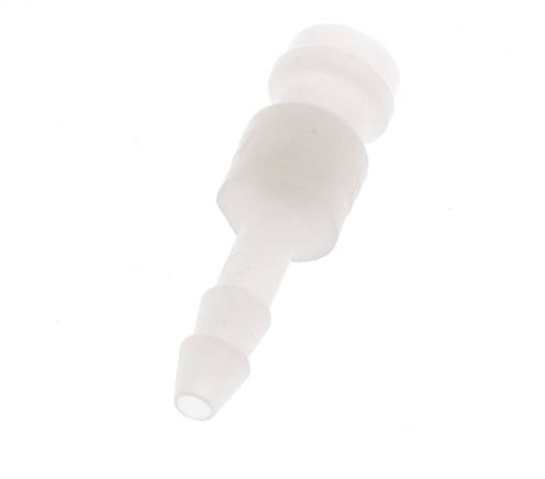 PVDF DN 5 Koppeling Insteeknippel 4 mm Slangpilaar