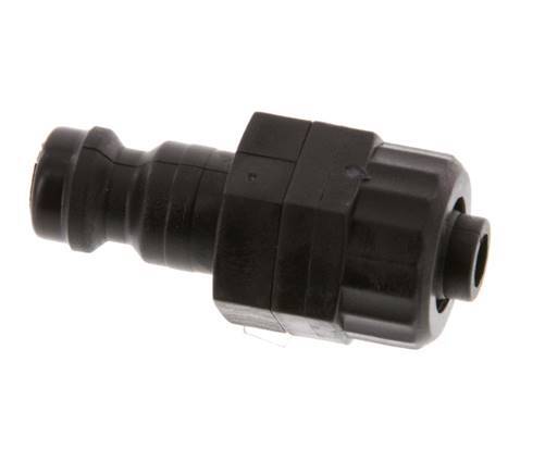 PVDF DN 5 Koppeling Insteeknippel 6x8 mm opsteekfitting