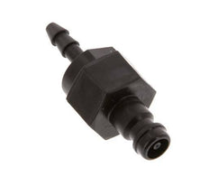 POM DN 5 Koppeling Insteeknippel 4 mm Slangpilaar Dubbele afsluiting