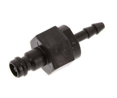 POM DN 5 Koppeling Insteeknippel 4 mm Slangpilaar Dubbele afsluiting