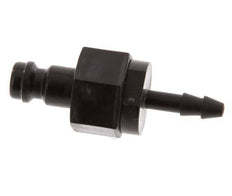 POM DN 5 Koppeling Insteeknippel 4 mm Slangpilaar Dubbele afsluiting