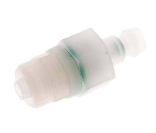 PVDF DN 5 Koppeling Insteeknippel 6x8 mm opsteekfitting Dubbele afsluiting