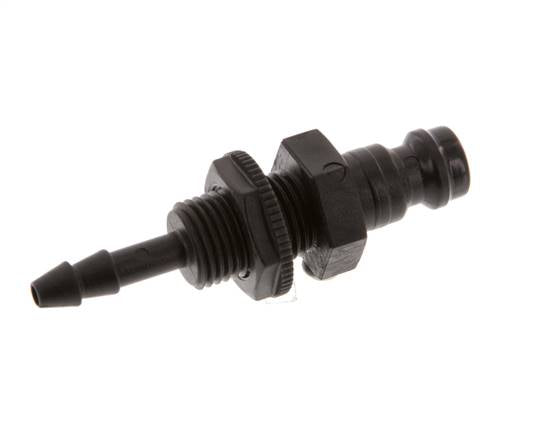 POM DN 5 Koppeling Insteeknippel 4 mm Slangpilaar Schotkoppeling