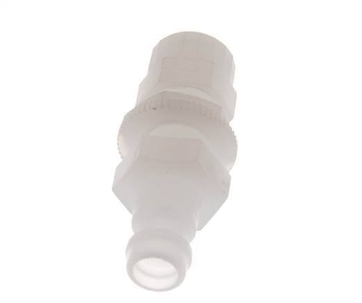 PVDF DN 5 Koppeling Insteeknippel 4x6 mm opsteekfitting Schotkoppeling
