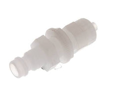 PVDF DN 5 Koppeling Insteeknippel 4x6 mm opsteekfitting Schotkoppeling